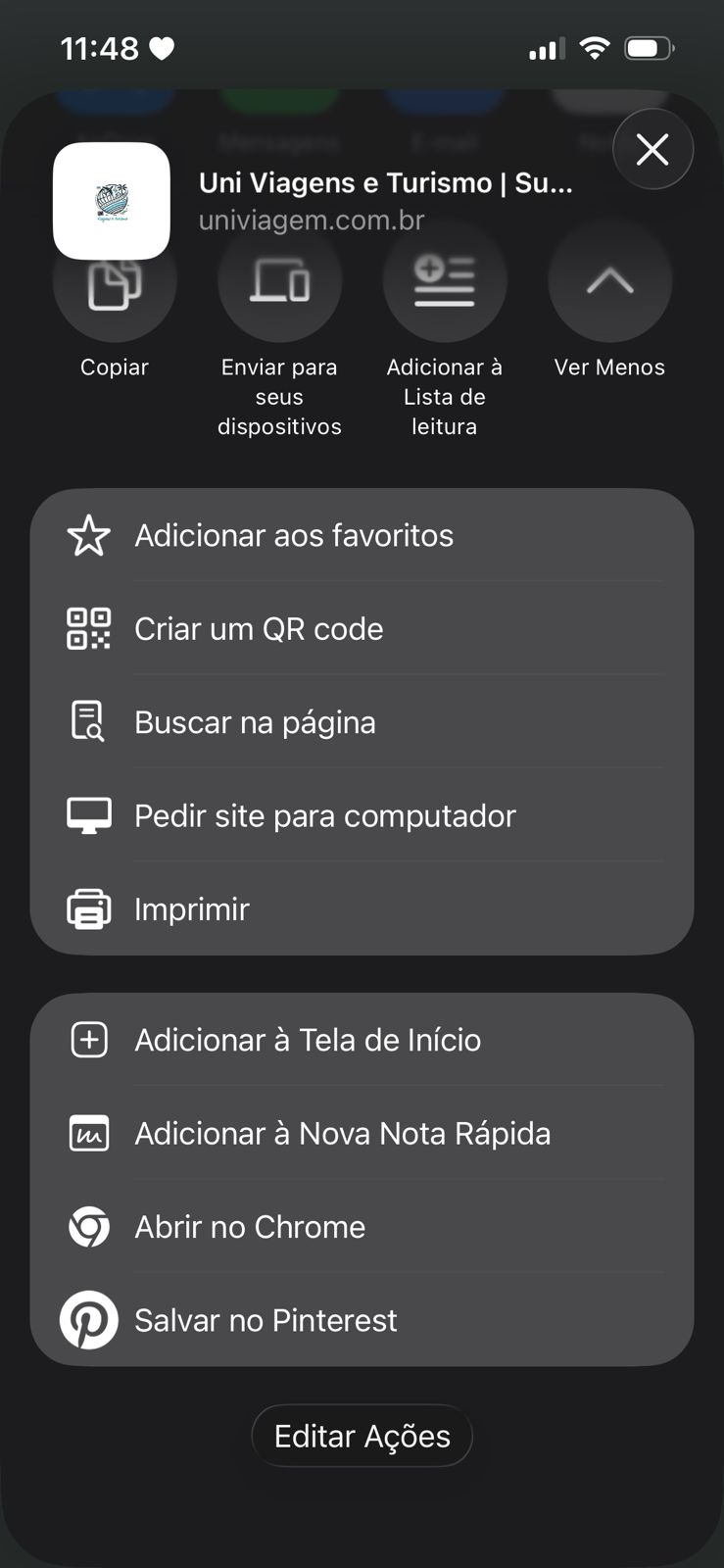 Passo 2 - Compartilhar